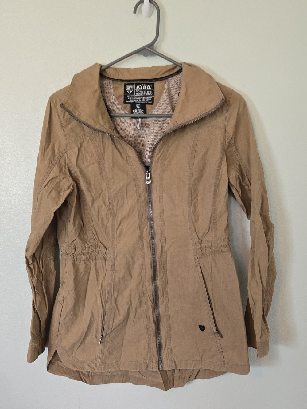 Kuhl | Tan Jojo Trench Coat Jacket Size Small